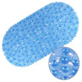 Modern Design Silicone Rubber Bath Mat PVC Rollable Mildew-Resistant Spa Small Bathtub Shower Rug Non-Slip Kids Shower Solid