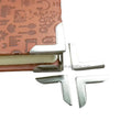 Factory Supply 20 X 20 X 3.0mm Nickel Metal Corner Protector for Book Cover