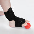 Gym Sport Neoprene Adjustable Splint Ankle protection Cover Foot Drop Orthosis Correction Strap Brace with Aluminum bar Support