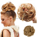 Messy Hair Chignon Hair Ponytails Extension Curly Wavy Messy Synthetic Chignon Updo Hairpiece Rubber Band for Women Hair