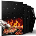 Grill Mats with Hole LFGB Customized BBQ Grill Mat Barbecue Accessories