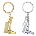 Hairdresser Hair Stylist Barber Key Chains Holder Do What You Love Love What You Do Scissors Hair Blower Dryer Comb Key Chain