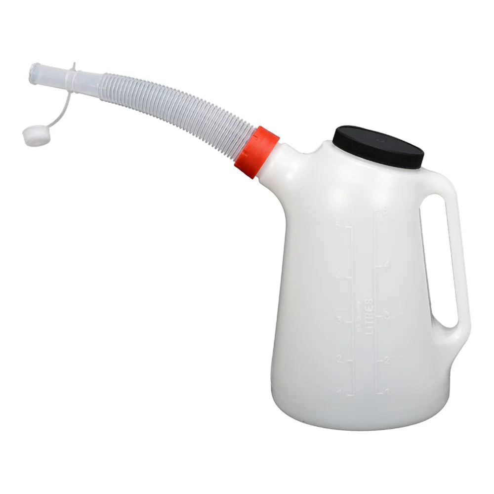 Mechanic Tool Plastic Oil Diesel Fuel & Watering Measuring Jug With Pouring Spout Lid and Cap