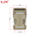 Customized logo 25mm 50mm Pom Recycled Belt Webbing Quick Release Buckle Lock I Inch Heavy Duty Plastic Tactical Buckle