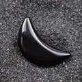 natural gemstone Crystal Healing Stones Folk Crafts Moon Set Black Obsidian