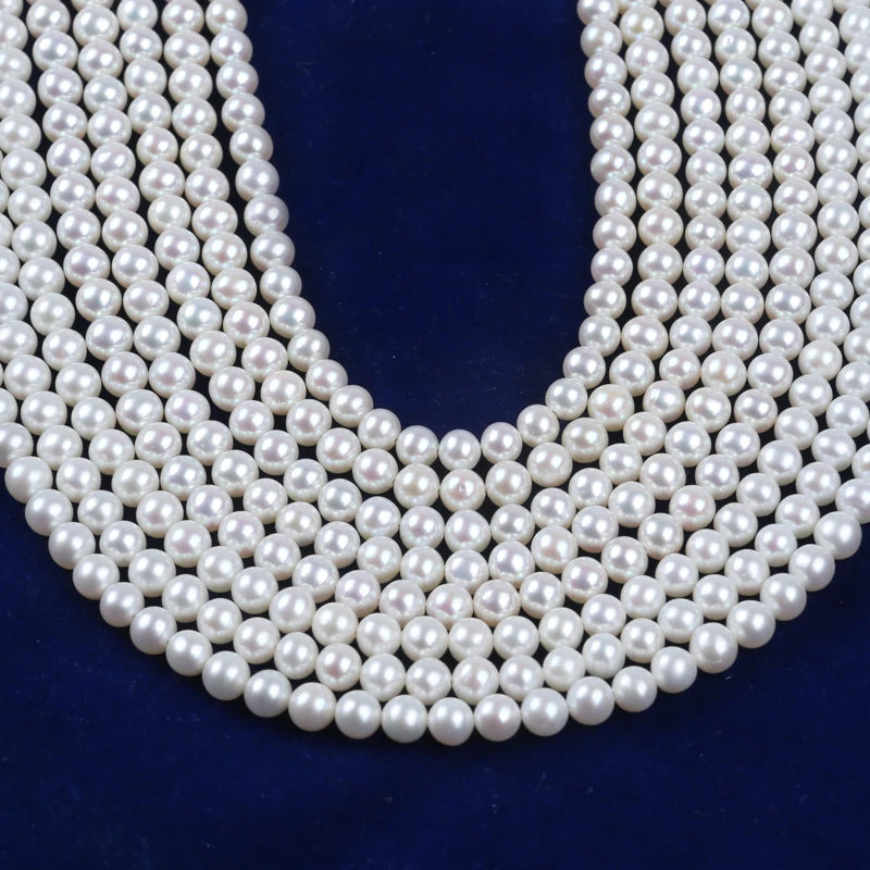 Zhuji Wholesale 5-5.5mm Natural Freshwater Pearl Stand for Jewelry Making