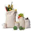 Promotional Large Organic Cotton Bags Custom Canvas Cloth Drawstring Packaging Dust Bag Cotton String Bag With Logo