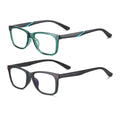 Ultra Lightweight T90 Rectangle Kids Glasses Durable Hinge Anti-Slip Side Arm Temples Colorful Spectacle Frame Round Style