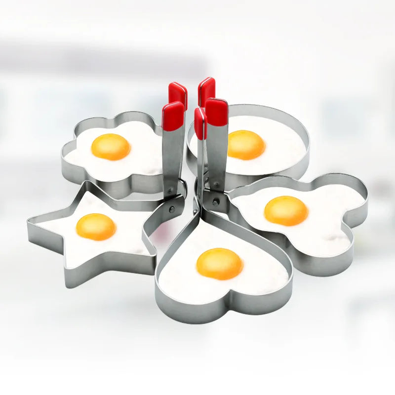 Kitchen Tool Non-Stick 304 Stainless Steel Egg Ring Frying Fried Device Breakfast Egg Mold