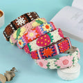 Ladies Cute Makeup Fashion Fruit Flower Hair Party Daily Knitted Crochet Head Band