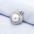 Trendy Real Freshwater Pearl Necklace for Women S925 Sterling Silver Pearl Fine Pendants Necklace Wholesale