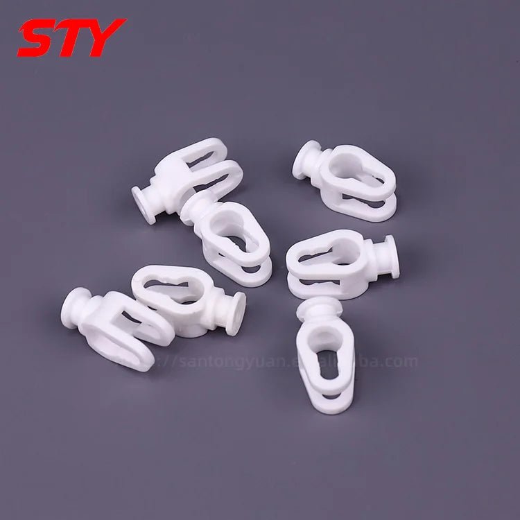 Hollow Double Buckle Small Ripple Fold Curtain Runner with Glider S Wave Design for Track Accessories and Pole Accessories