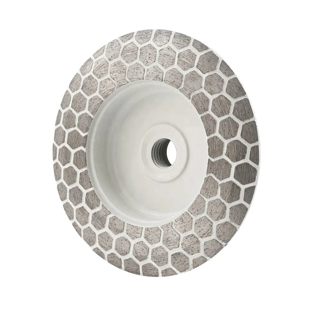 4in Diamond Abrasive Disc Ceramic Porcelain Tile Grinding Cup Wheel Segments Grinding Tools Polishing Disc for Angle Grinder