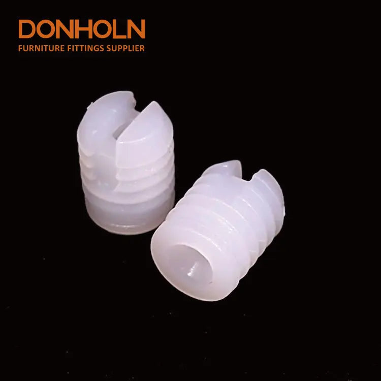 CN3286 Furniture Wood Cabinet Transparent Plastic Expanding Sleeve Connector Fitting Nuts
