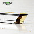 Skirting Floor Hospital Aluminum Plinth Manufacturer Waterproof Aluminium Skirting Profiles Baseboard in Stock