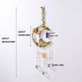 Wholesale Natural Crystal Moon Sun Catcher Crystal Rough Stone Hanging Healing Decoration