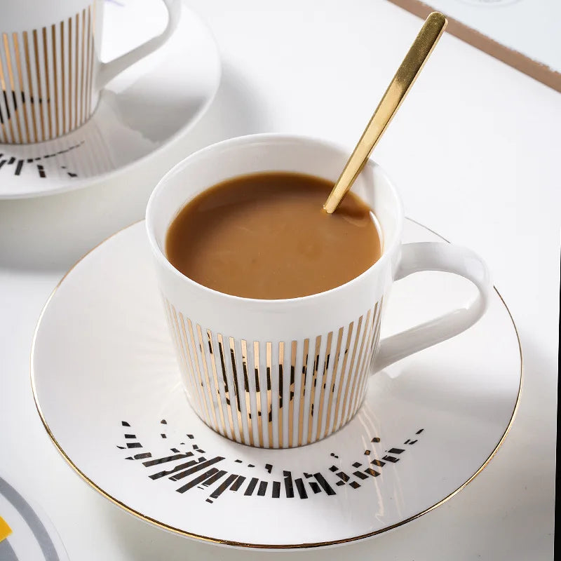 Wholesales Fancy Dynamic Pattern Luycho Mirror Espresso Cup Reflective 3d  Ceramic Coffee Cup