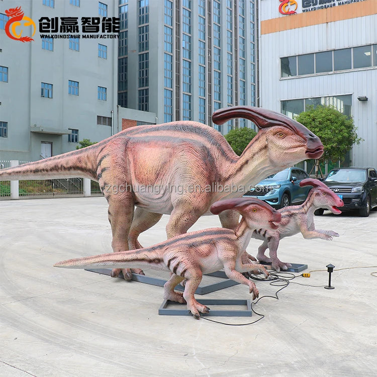 Parasaurolophus Dinosaurus Park Animatronic Dino