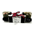 Cheap Price 4v220-06 Double Coil 5/2 Way 1/8 Port Dc24v Pneumatic air Double Control 5way Door Solenoid Valve for Bus