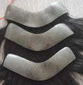 Wear Realistic and Natural Full Hand Tied Pu Base V-loop Forehead Hairline Topper MegaBDM