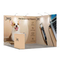 Trade Show Booth 10x10 Aluminum Portable Toolless L Shape Corner Exhibition Booth Stand Display