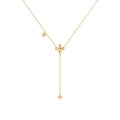 Original Design 18K Gold Plated Brass Jewelry Chain Geometric Flower Charms Pendant for Women Party Gift Necklace P223364