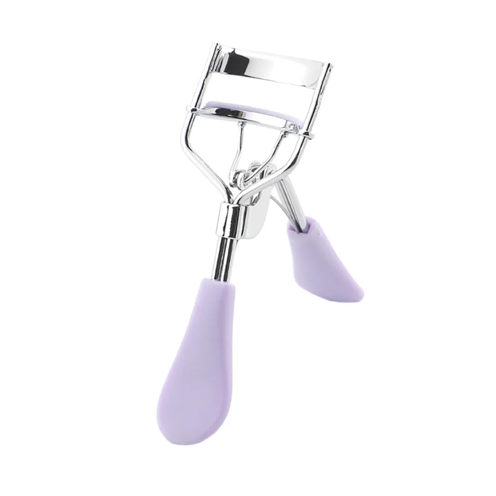Factory Wholesale Carbon Steel Eyelash Curler Portable Metal Eye Makeup Tool with Detachable Comb Women Natural Curling Effect