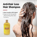 Natural Plants Organic Rosemary Shampoo Castor Oil Anti-Hair Loss Treatment Moisturizing Strengthening Hair Roots Sulfate-Free