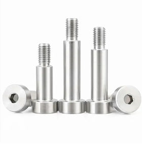 Turning Stainless Steel Alloyed Steel Slotted Pan Head Shoulder Screw Hexagon Socket Head Metric Measurement System Plain Zinc