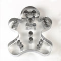 Baking Tools 3D Stainless Steel Large Christmas Gingerbread Man Cookie Cutter Mold