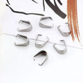 Stainless Steel Melon Seed Ornament Accessories Diy Necklace Bracelet Pendant Connection Fashion Titanium Steel Matching Orn