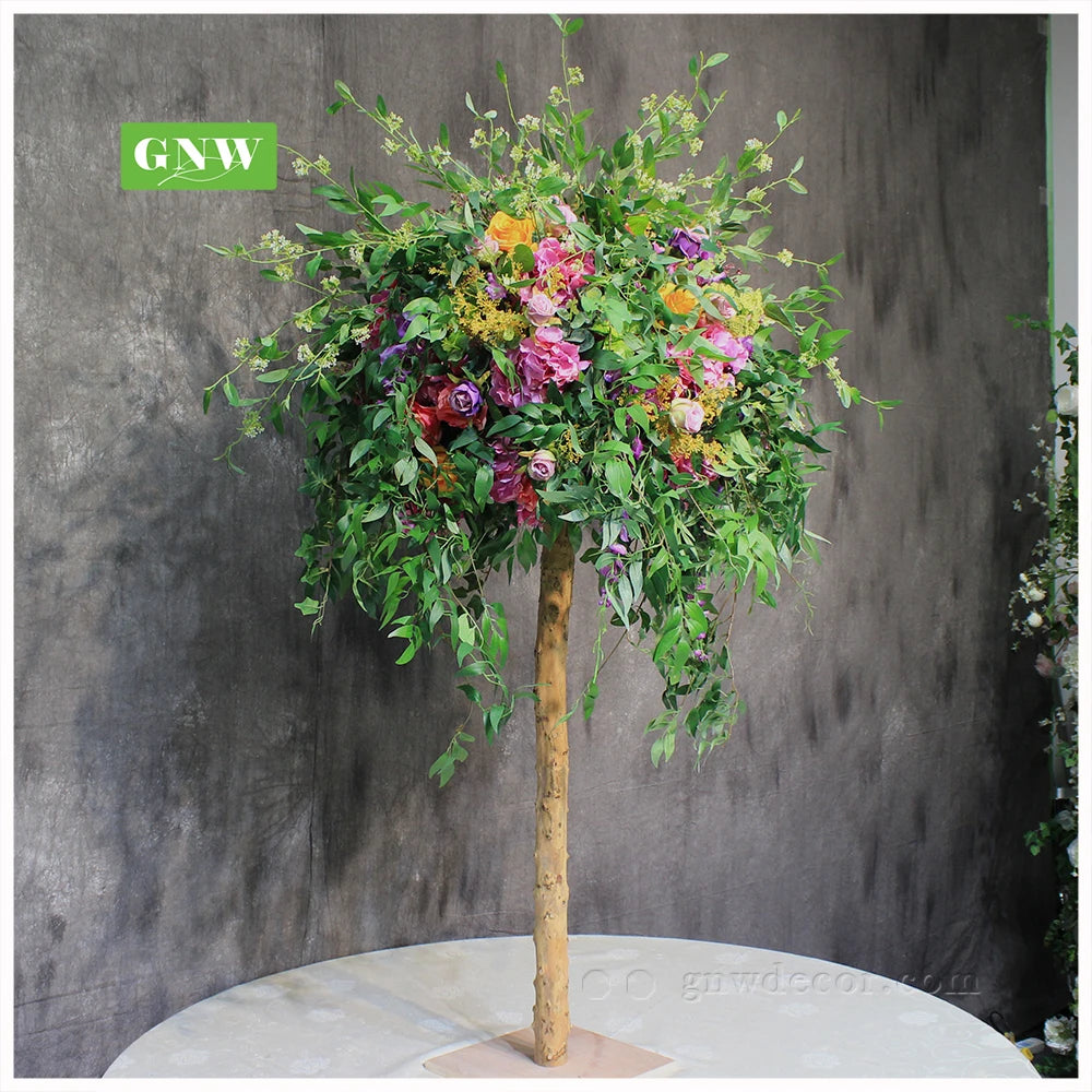 GNW Original Design Wedding Centerpiece of Foliage Tree