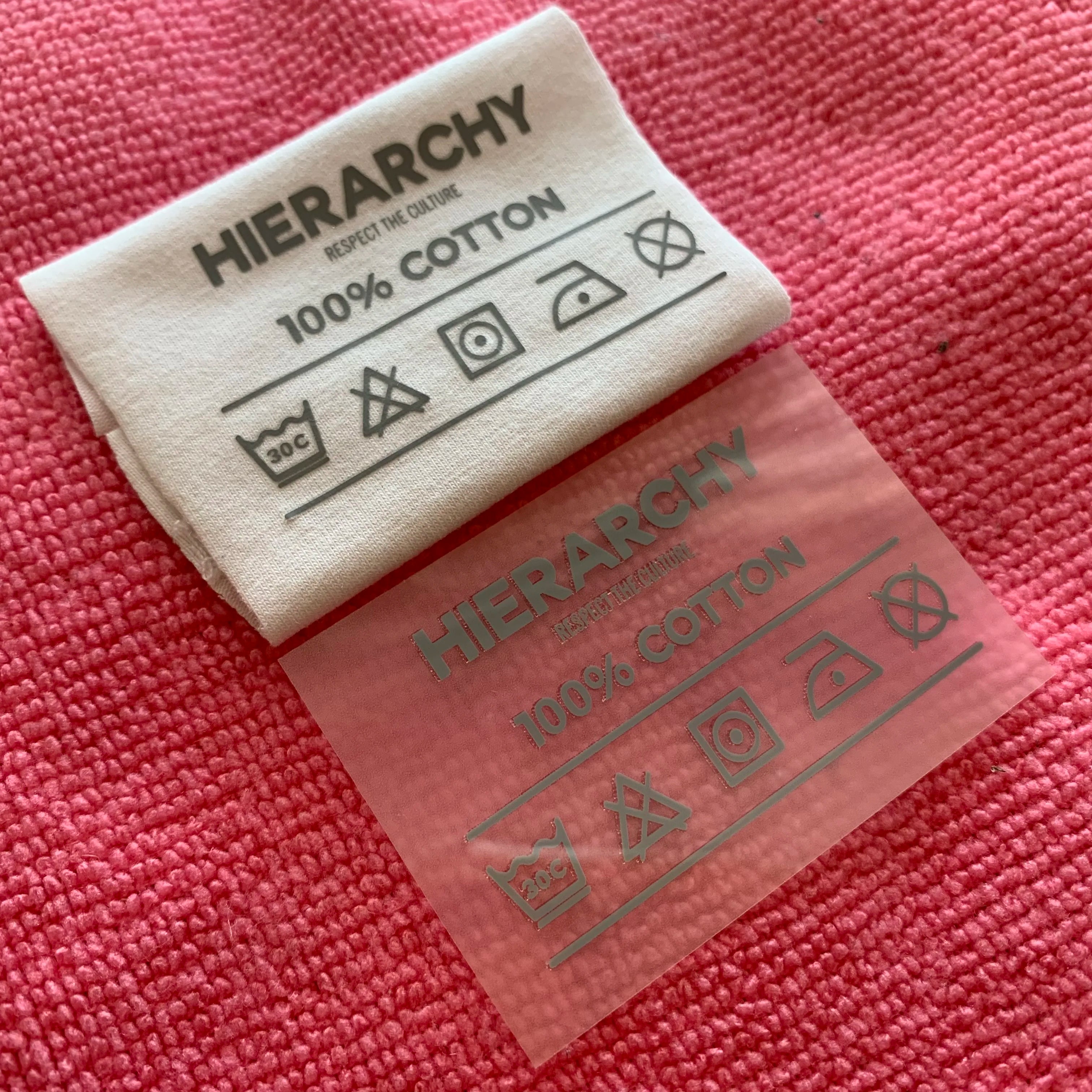 Factory Direct Custom Plastisol Heat Transfer Stickerdie Cut Heat Press Transfers Label for Cotton Fabric
