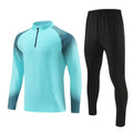 Quick Dry Breathable Midweight 100% Polyester Winter Casual Unisex Soccer Tracksuit Long Sleeve Training Jacket Sport Set