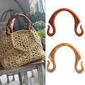 U-Shaped Acrylic Resin Hook Bag Handlehorn U-shaped Handbag Handle Replacement Suitable for DIY Woven Bags Wallets and Bags