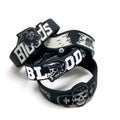 Custom Designed Irregular Shape Eco-friendly Silicone Wristbands Screen Printed Personalized Promotional Novelty Wristbands