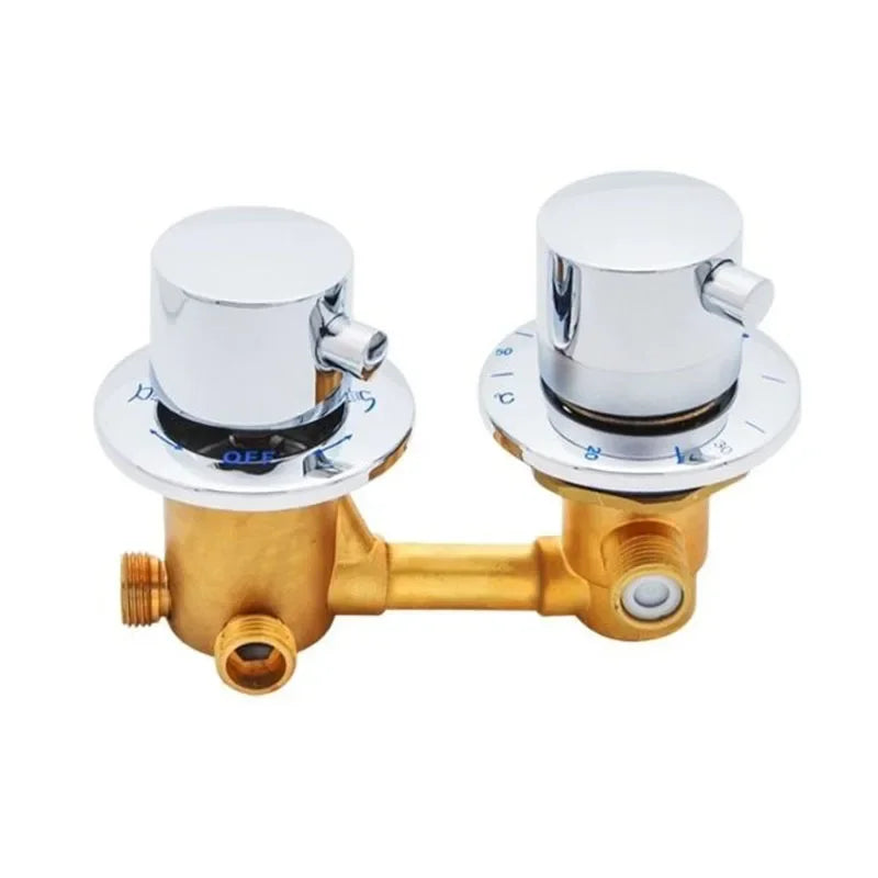 Bathroom Accessories Shower Room Cold Hot Water Faucet Water Mixing Valve Copper Switch Intelligent Constant Temperature Tap