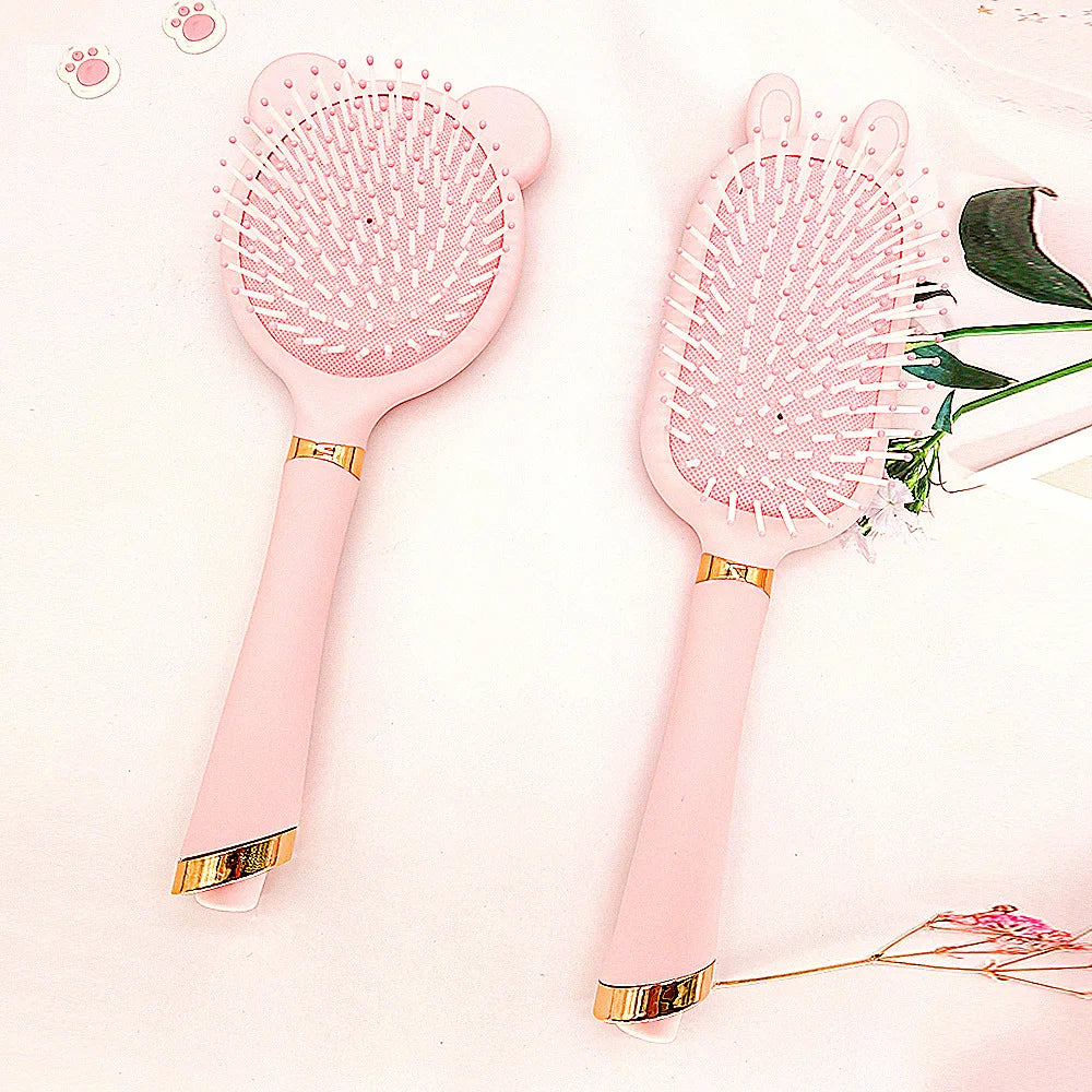 YUE Manufacturing Hair Brush Comb Professional Air Cushion Massage Private Label Anti Tangle Cute Hair Comb