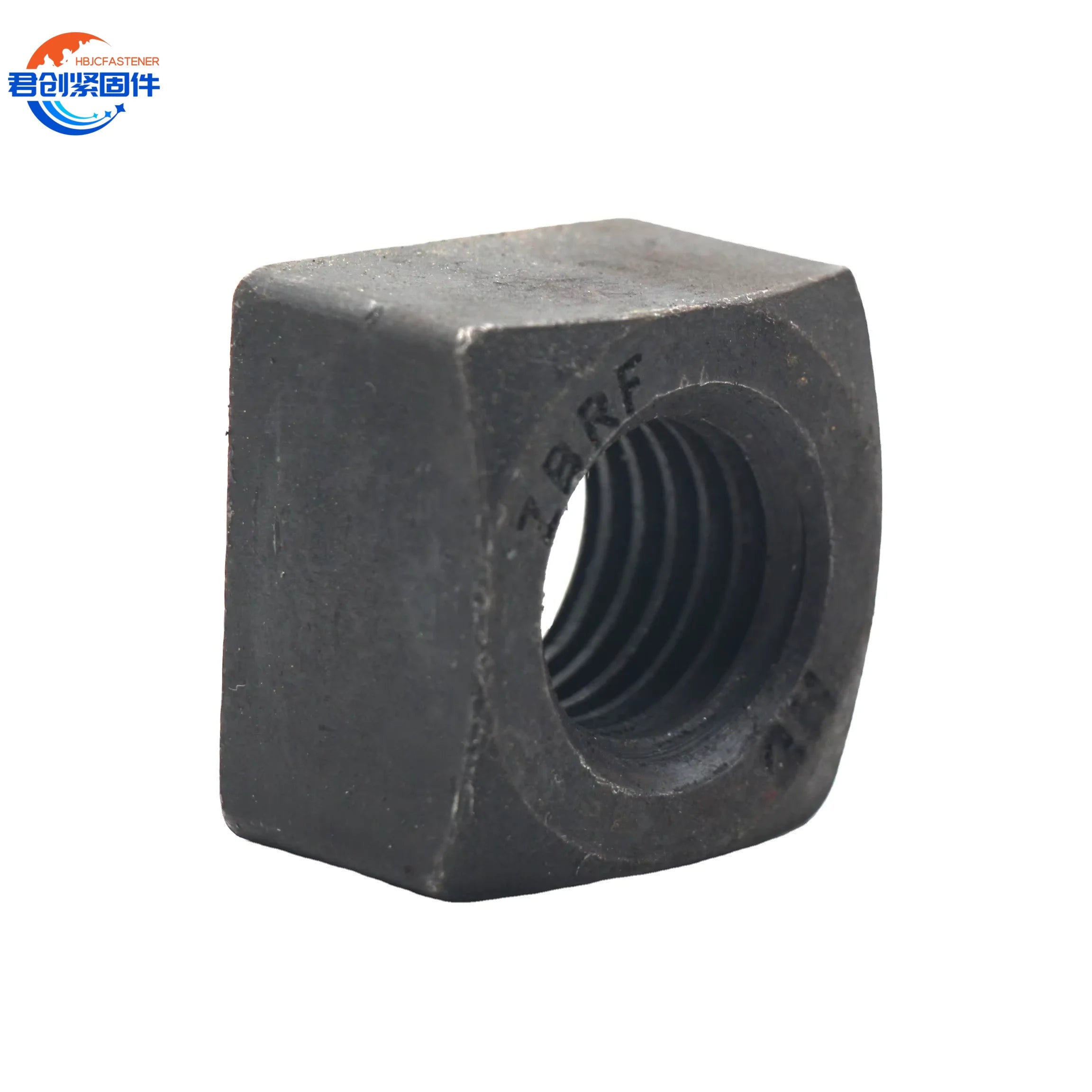 Square Nut China Customization Black High Strength Nut Manufacturer Bolt and Nut Black Fasteners Manufacturer M8 M10