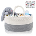 Cheap Factory Price Eco-Friendly Cotton Rope Tote Bag Organizer-Baby Caddy Diaper with 100% Safety