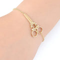 Summer New Scissors Decorative Bracelet Women's Simple Adjustable Bracelet for Gifts