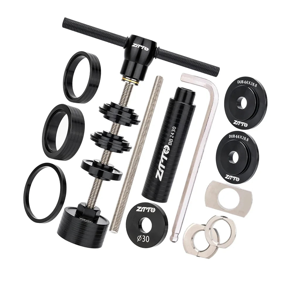 ZTTO MTB Road Bike Bottom Bracket Bearing Repair Kit BB Press Fit 24mm 30mm BB86 BB30 BB92 PF30 Install & Remove Tool"