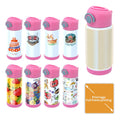 2025 New Design Custom Logo 12oz Stainless Steel Water Bottle 25pcs/Pack Tiny Tumbler for Children Vacuum Insulated