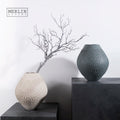 Merlin Living Ceramic Flower Vase Matte Textured Vase Little Raindrop Fancy Creative Art Home Decor for Nordic Vase