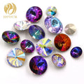 High Quality Round Shape Crystal AB Glass Point Loose Rhinestones for Dress
