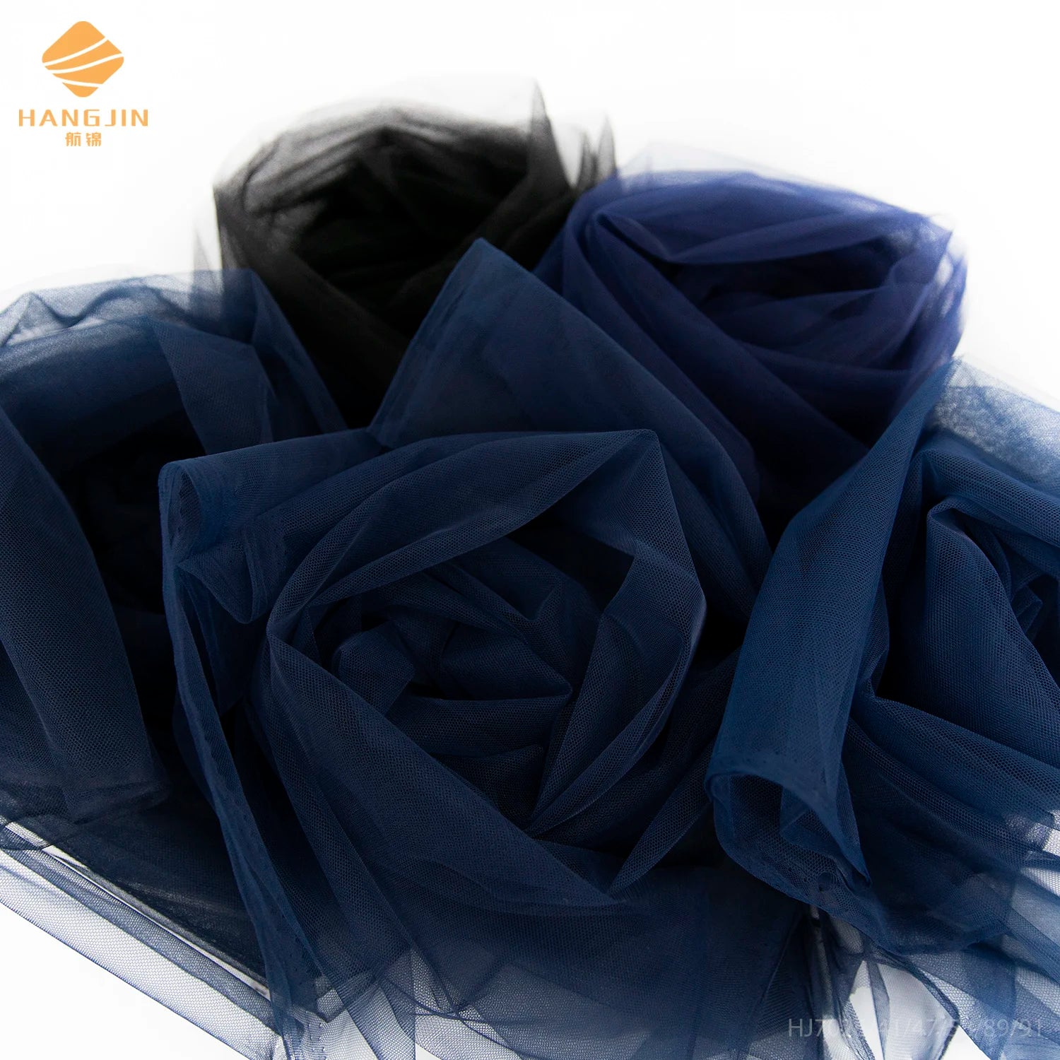 100% Polyester Wholesale Colorful Bridal Mesh Net Tricot Tulle Fabric for Wedding Dress Party Decoration