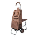 Light Weight 600D Folding Reusable Shopping Bag Zipper Closure Customized Color OEM/ODM Service Large Size Trolley Supermarket