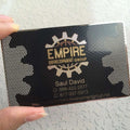 Custom Free Stainless Steel Titanium Steel Copper Metal Credit Card Id Ic Smart Rfid Chip Metal Business Nfc Cards