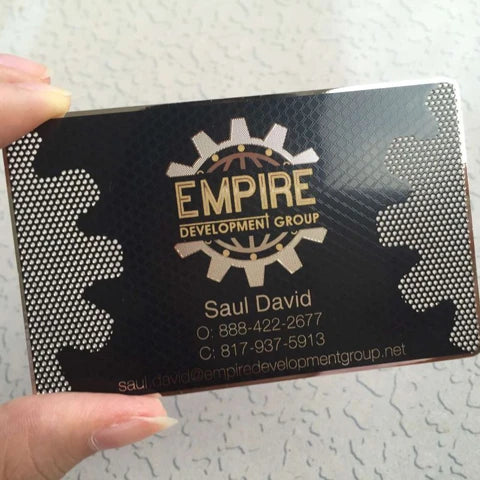 Custom Free Stainless Steel Titanium Steel Copper Metal Credit Card Id Ic Smart Rfid Chip Metal Business Nfc Cards