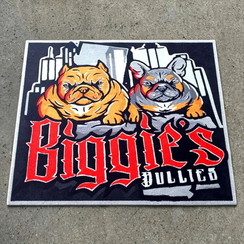 Die Cut Pig Design Rugs Anime Custom Handmade Animal Rug Customized Cut Out Shape Carpet